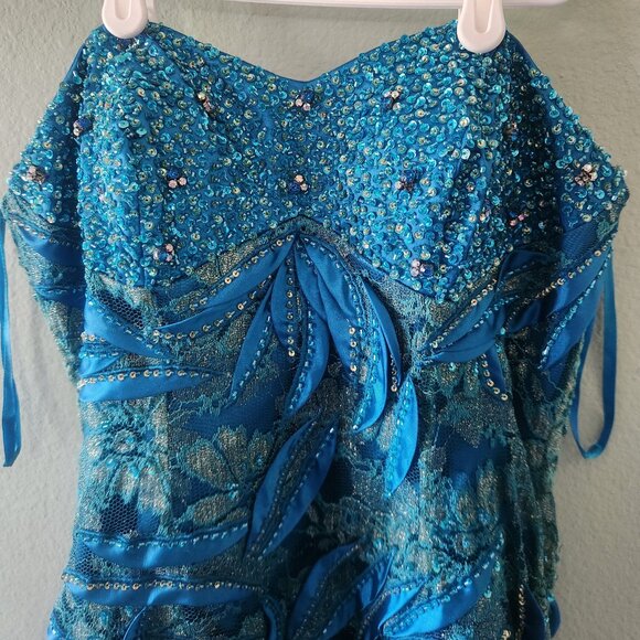 Formal Evening Gown Party Wedding Reception Aspeed USA Size XS - Picture 8 of 9